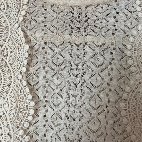 ZARA off white lace top size M - Picture 2 of 6